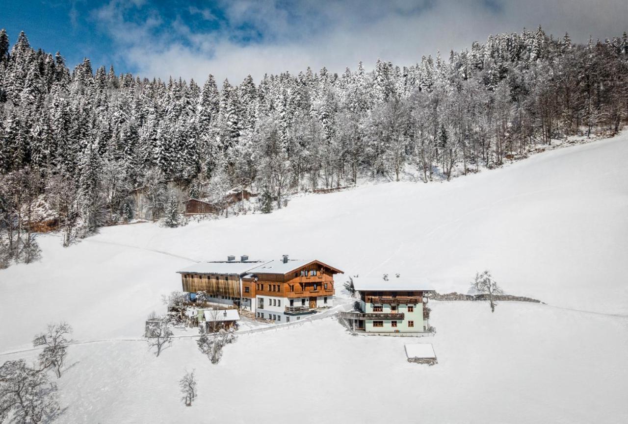 Biobauernhof Schneiderbauer Apartment Unken Bagian luar foto
